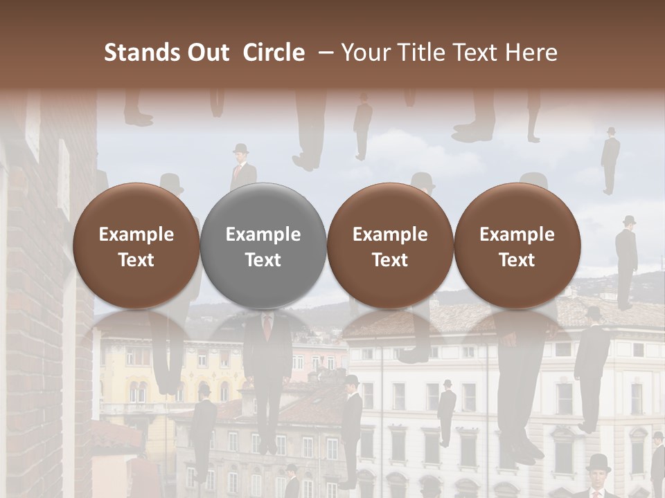 Valley Housing Landscape PowerPoint Template