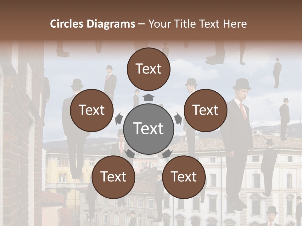 Valley Housing Landscape PowerPoint Template