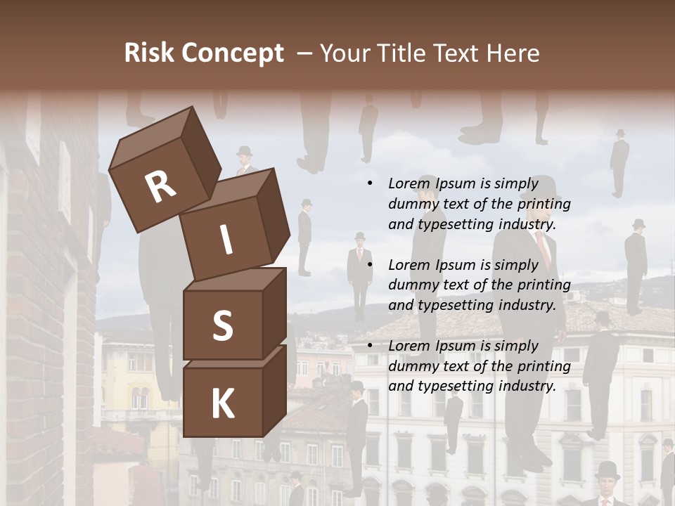 Valley Housing Landscape PowerPoint Template