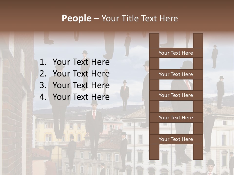 Valley Housing Landscape PowerPoint Template