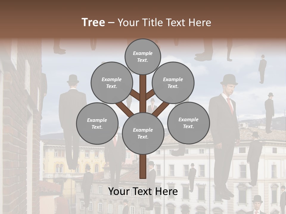 Valley Housing Landscape PowerPoint Template