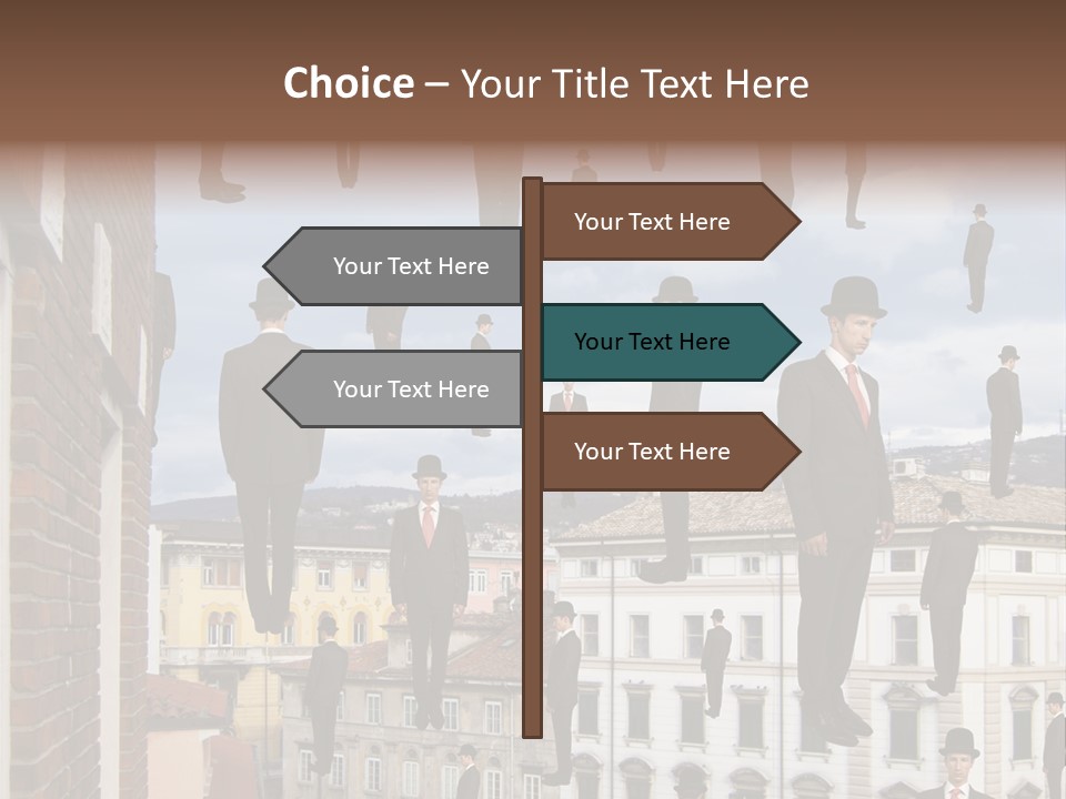 Valley Housing Landscape PowerPoint Template