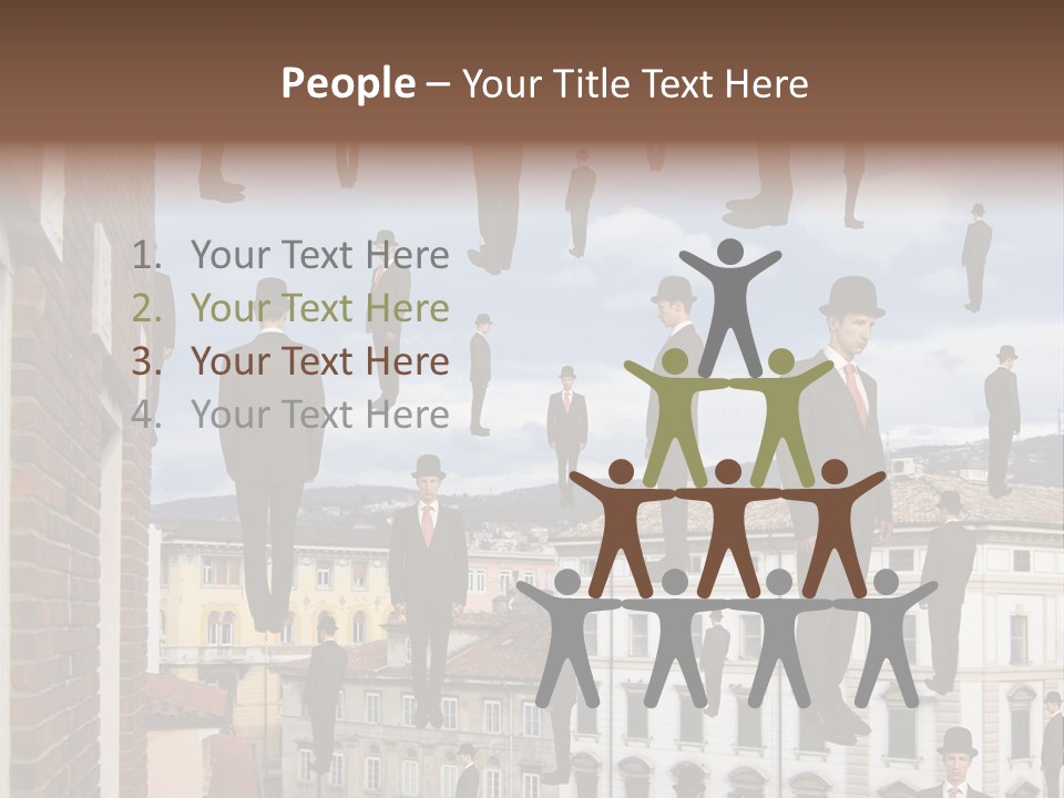 Valley Housing Landscape PowerPoint Template