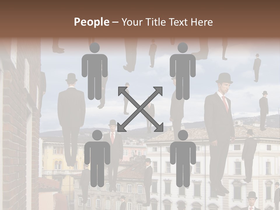 Valley Housing Landscape PowerPoint Template