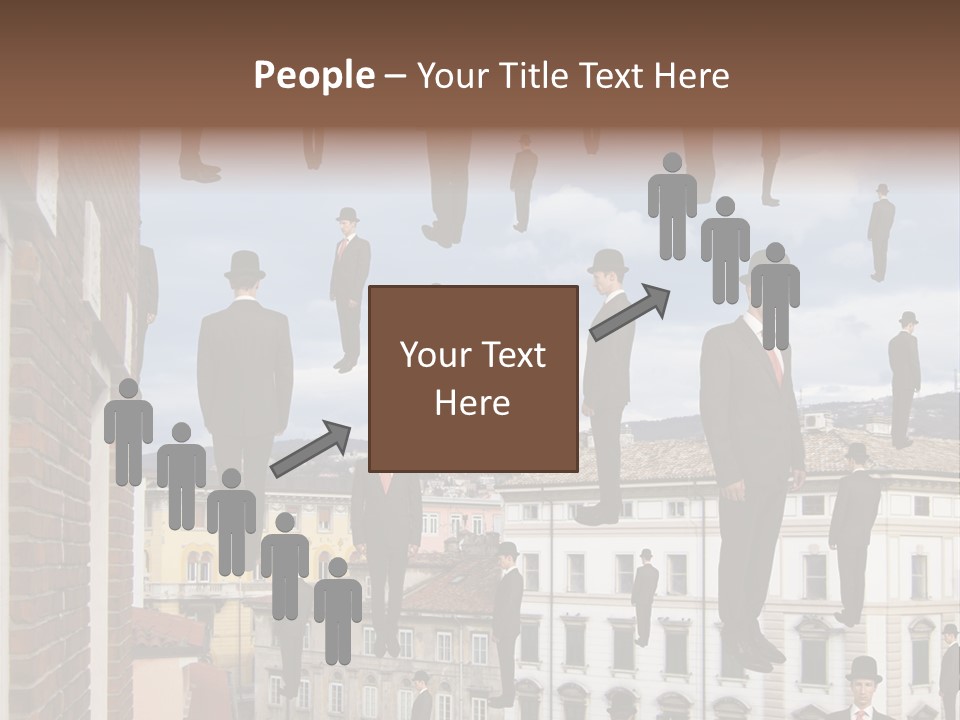 Valley Housing Landscape PowerPoint Template