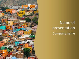 Valley Housing Landscape PowerPoint Template