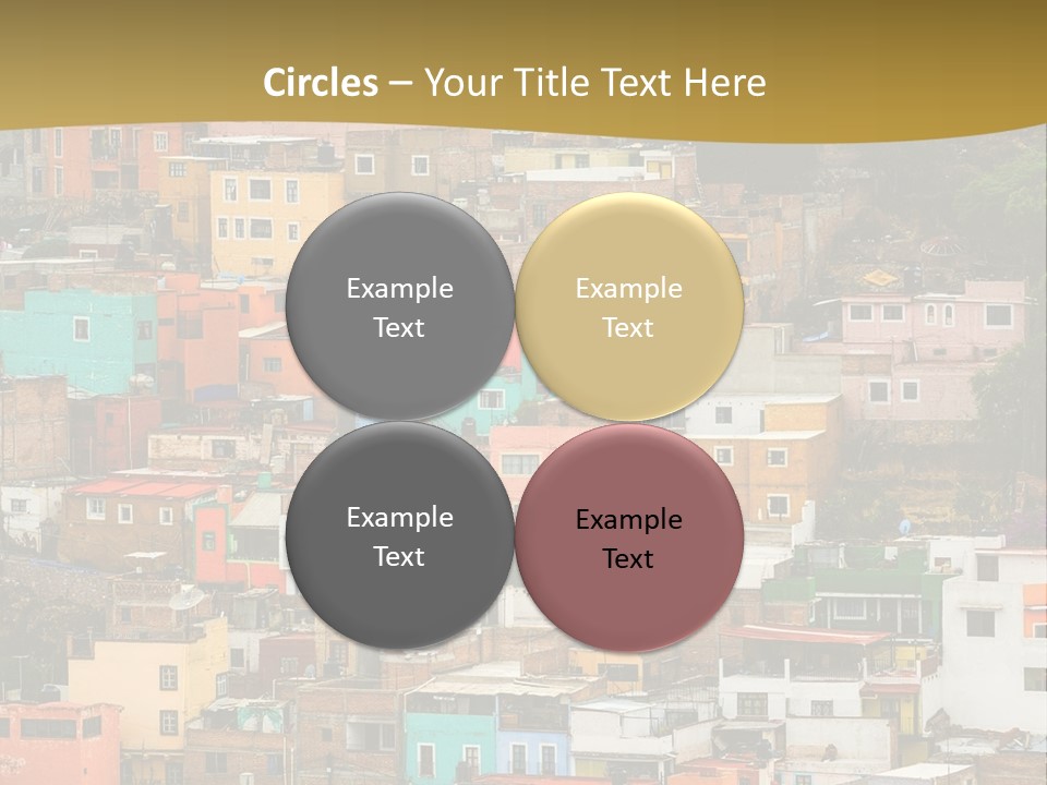 Valley Housing Landscape PowerPoint Template