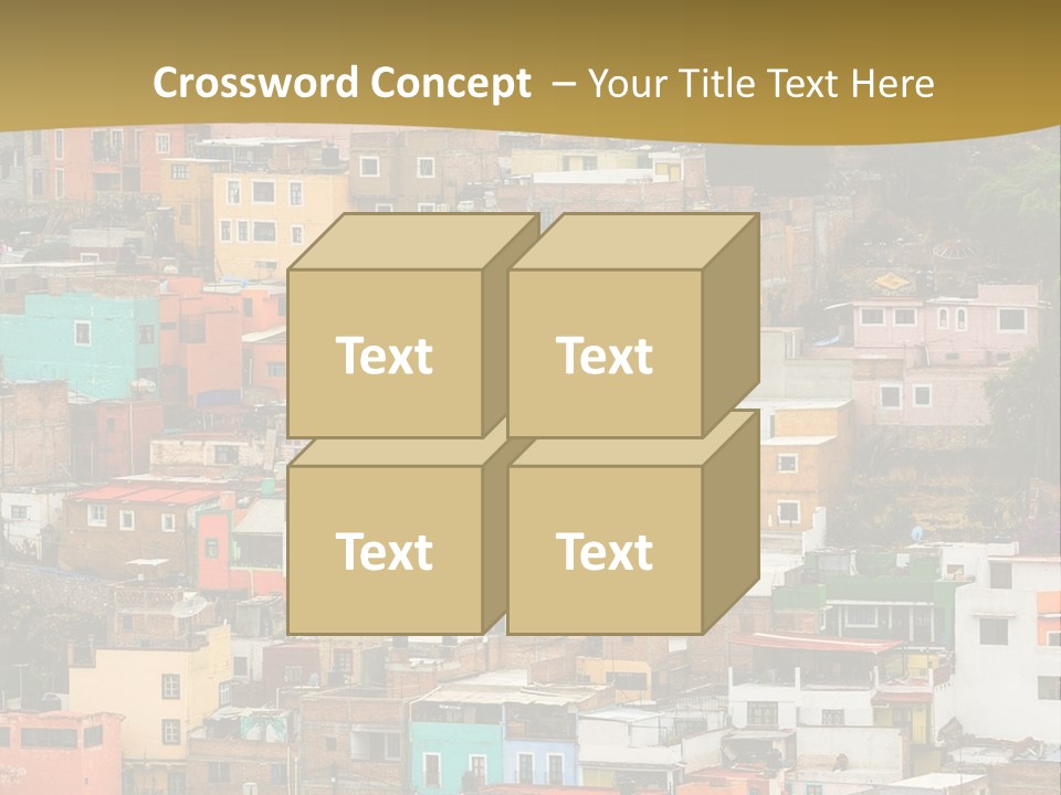 Valley Housing Landscape PowerPoint Template
