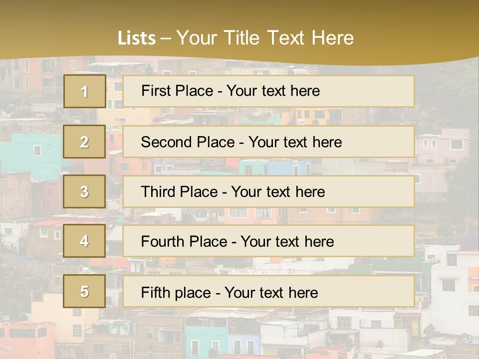 Valley Housing Landscape PowerPoint Template
