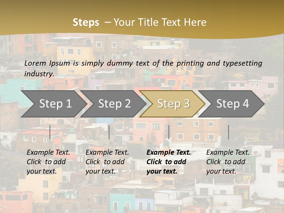 Valley Housing Landscape PowerPoint Template