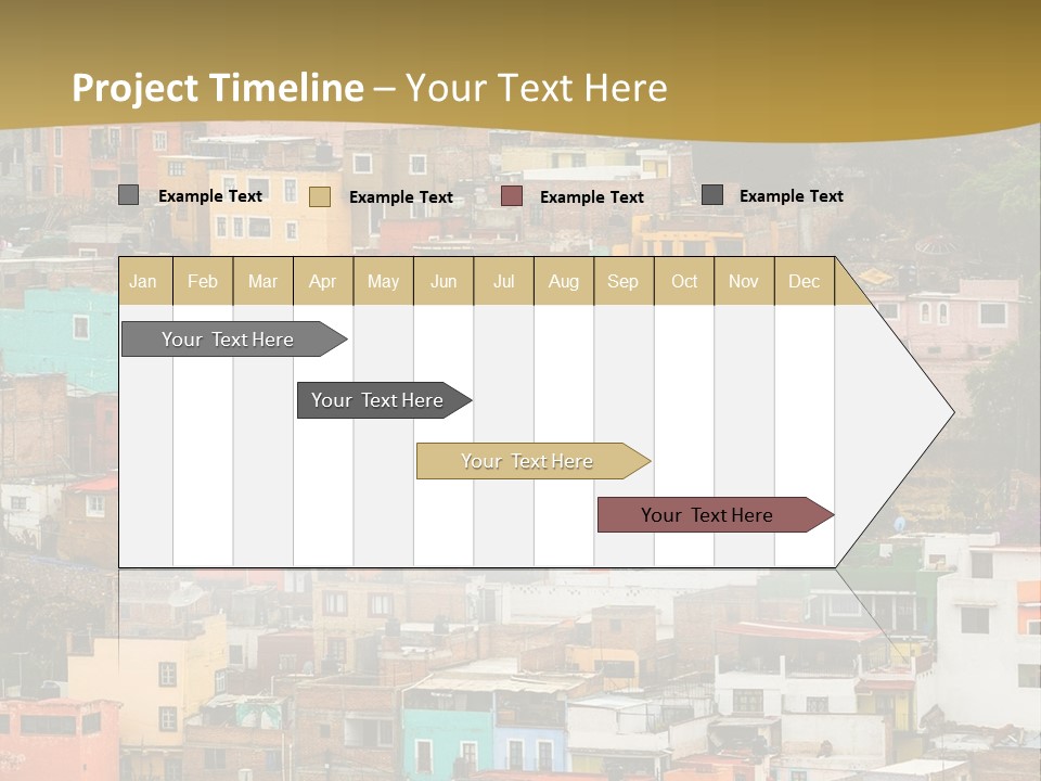 Valley Housing Landscape PowerPoint Template