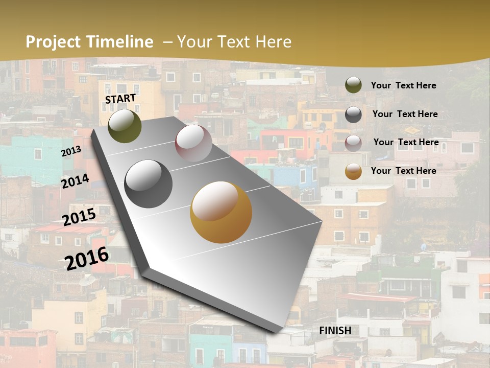 Valley Housing Landscape PowerPoint Template