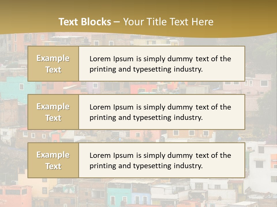 Valley Housing Landscape PowerPoint Template