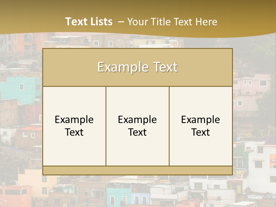 Valley Housing Landscape PowerPoint Template