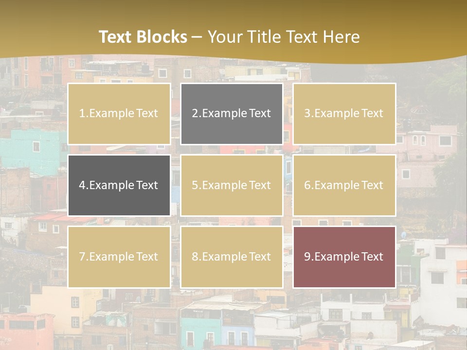 Valley Housing Landscape PowerPoint Template