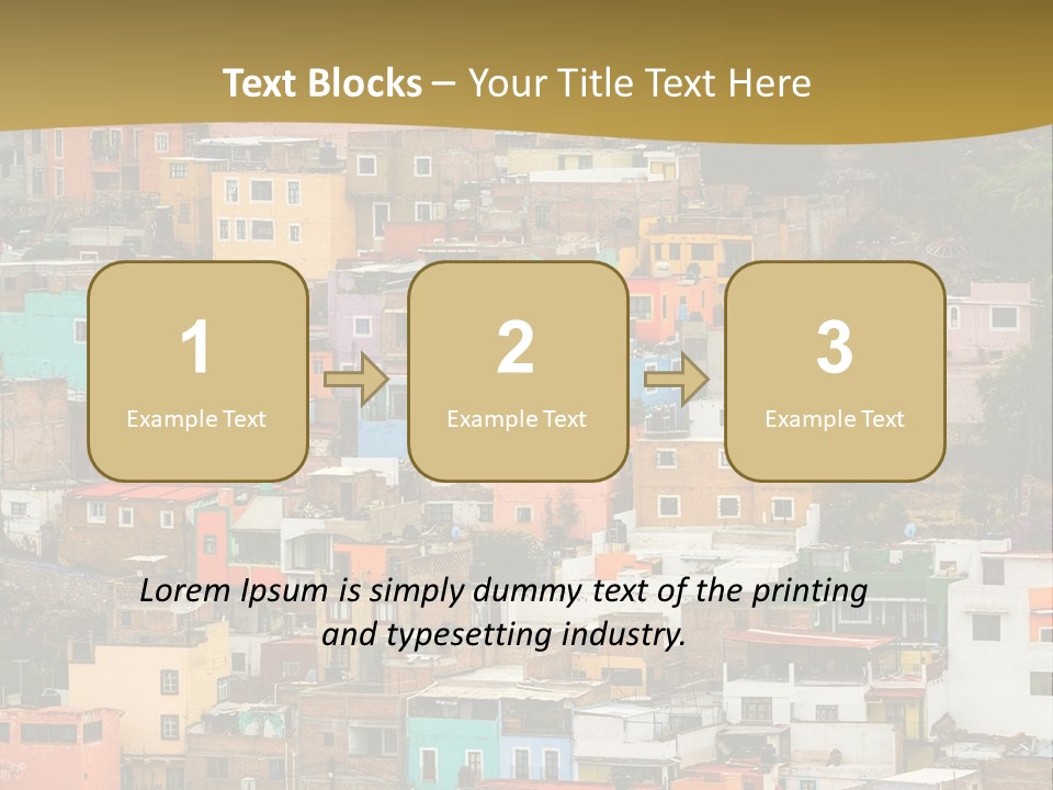 Valley Housing Landscape PowerPoint Template