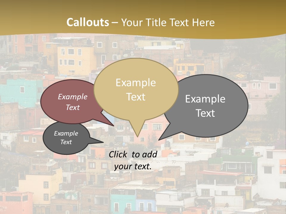 Valley Housing Landscape PowerPoint Template