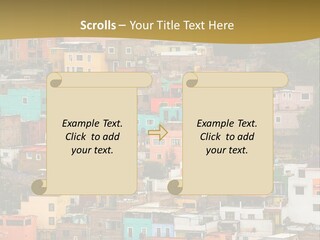 Valley Housing Landscape PowerPoint Template