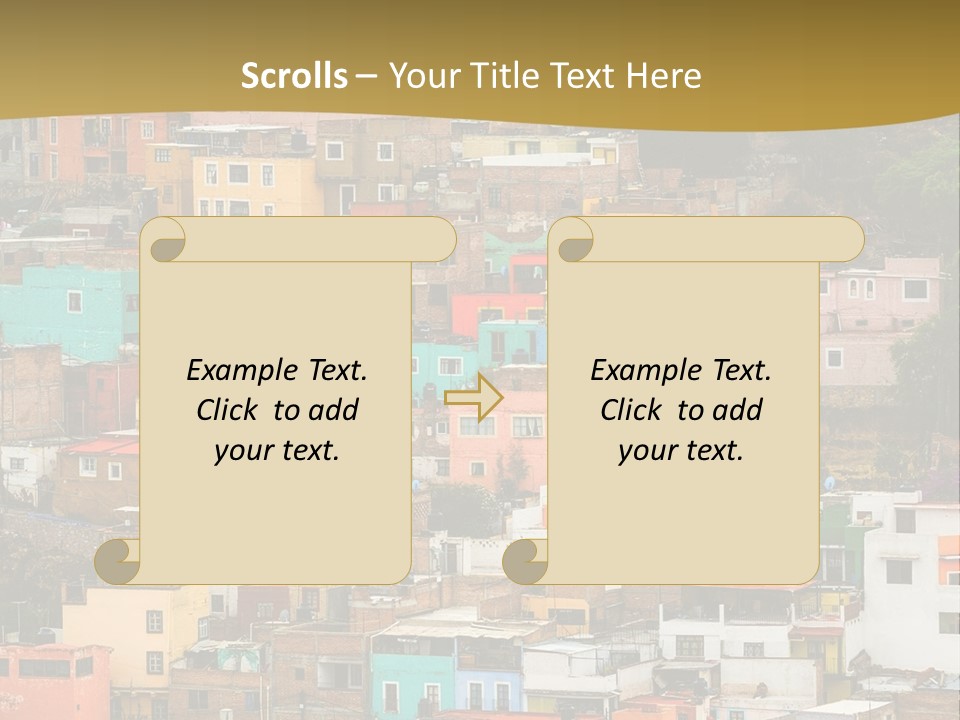 Valley Housing Landscape PowerPoint Template