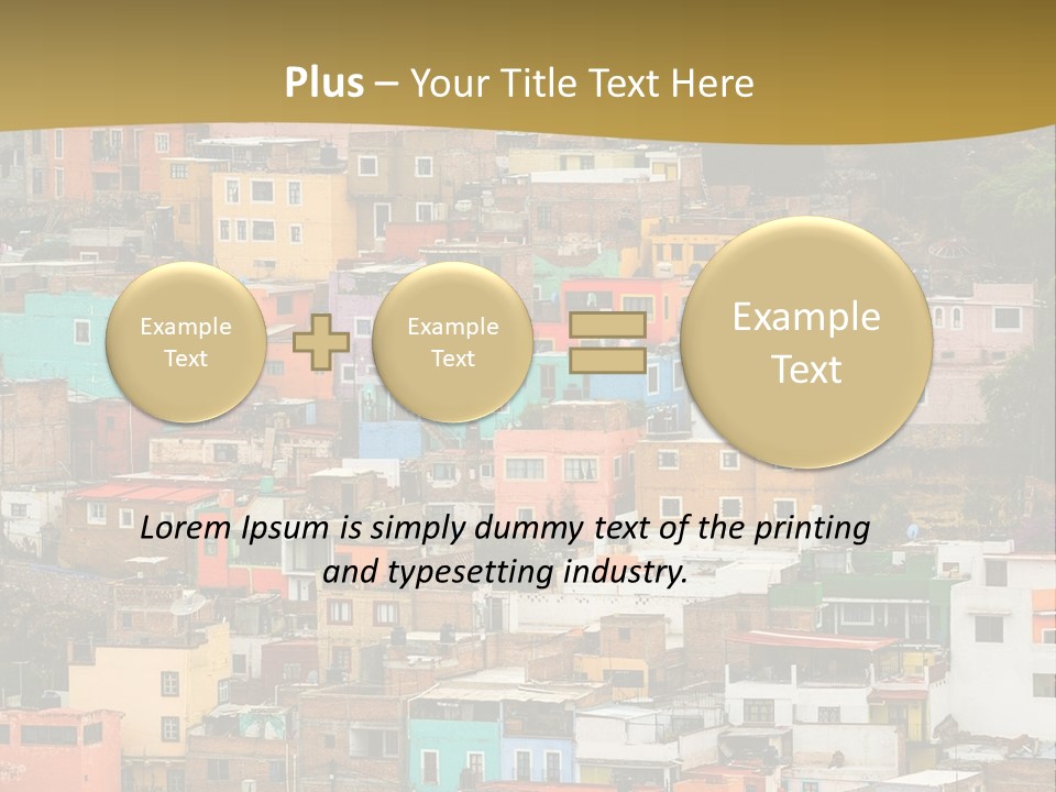 Valley Housing Landscape PowerPoint Template