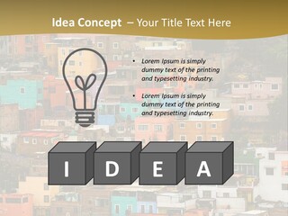 Valley Housing Landscape PowerPoint Template