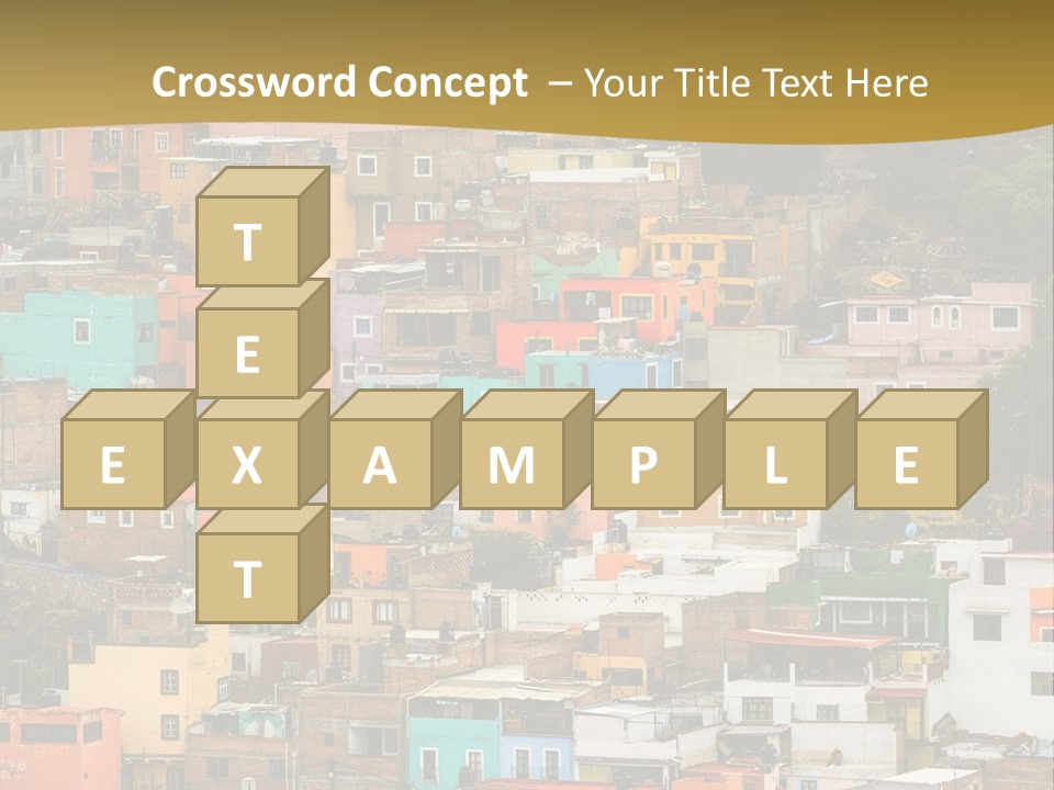 Valley Housing Landscape PowerPoint Template