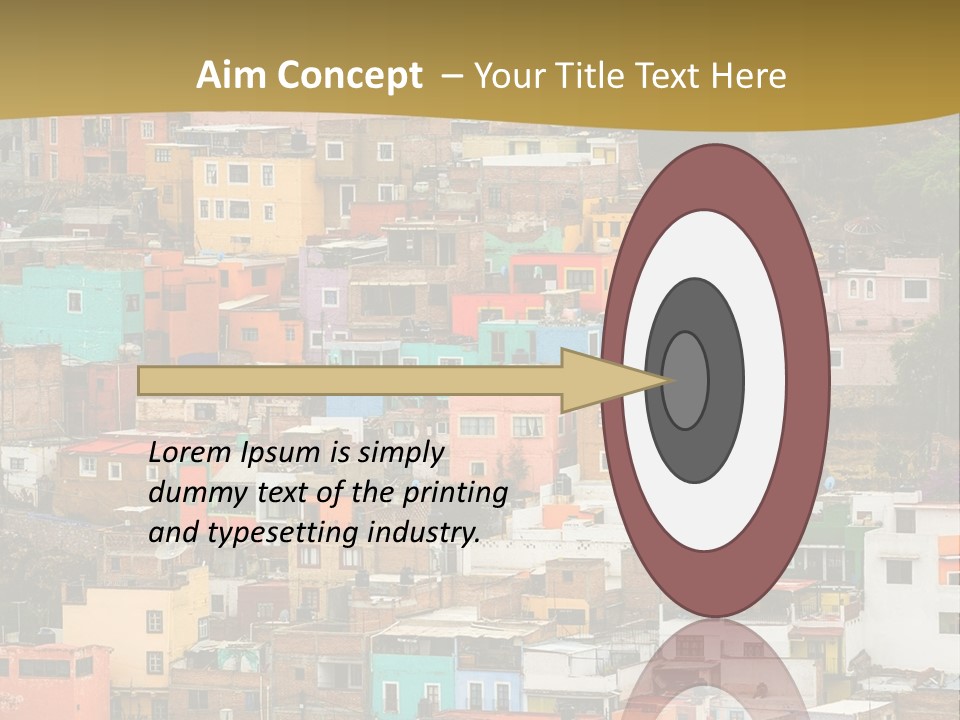Valley Housing Landscape PowerPoint Template