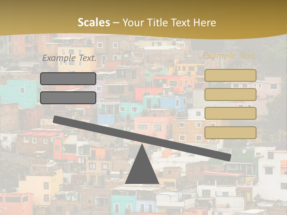 Valley Housing Landscape PowerPoint Template