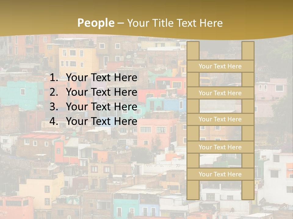 Valley Housing Landscape PowerPoint Template