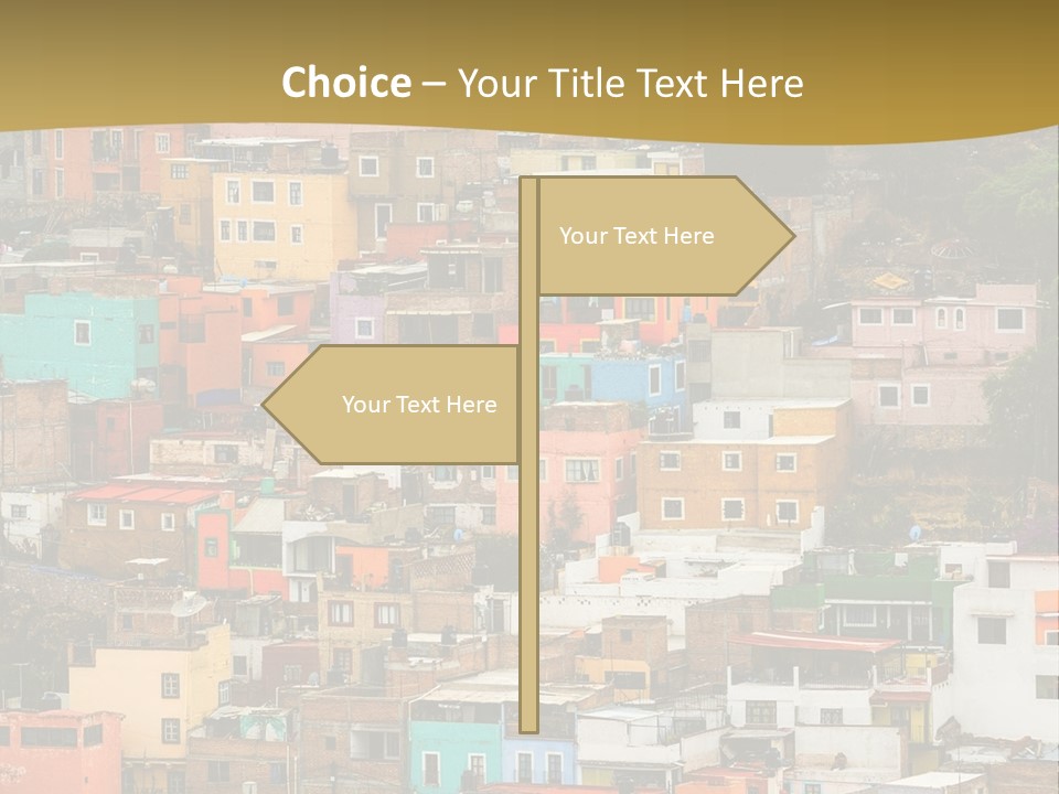 Valley Housing Landscape PowerPoint Template