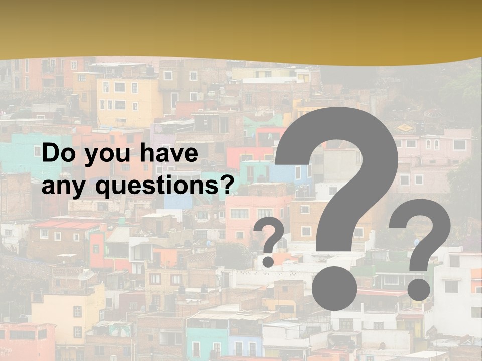 Valley Housing Landscape PowerPoint Template