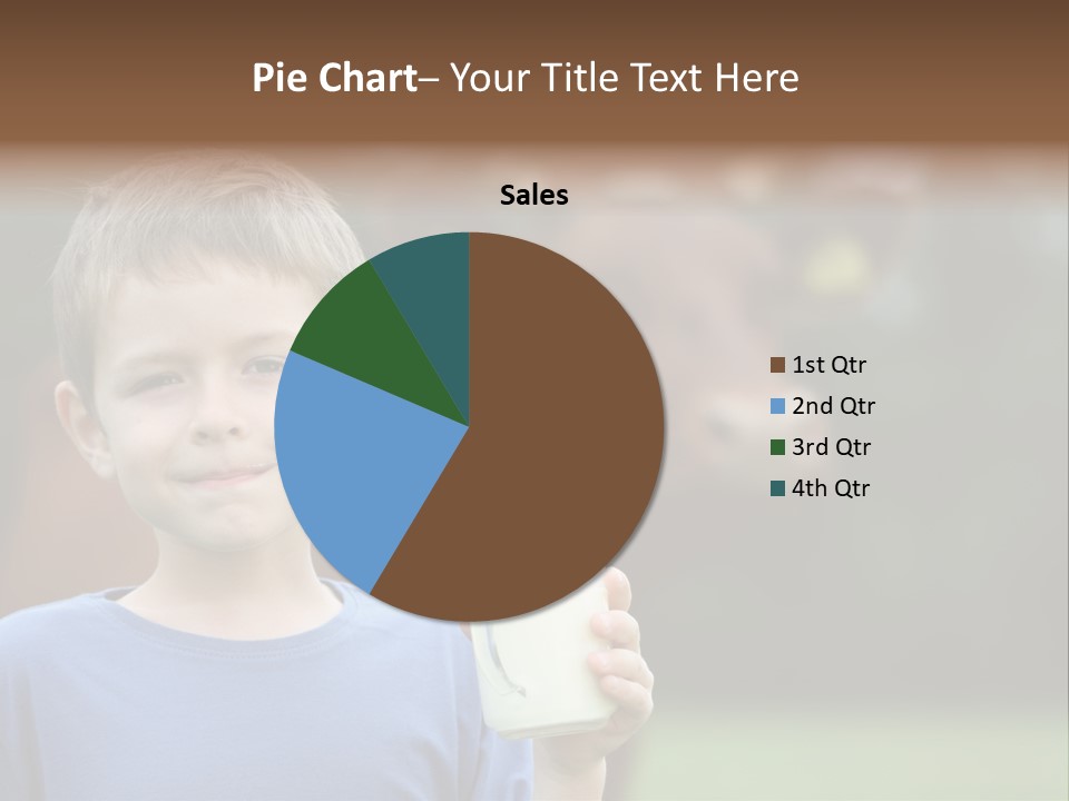 Child Kid Glass PowerPoint Template