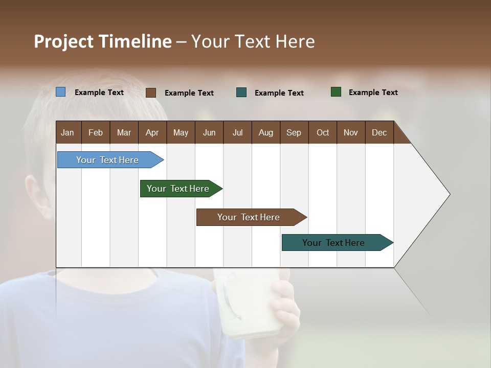 Child Kid Glass PowerPoint Template
