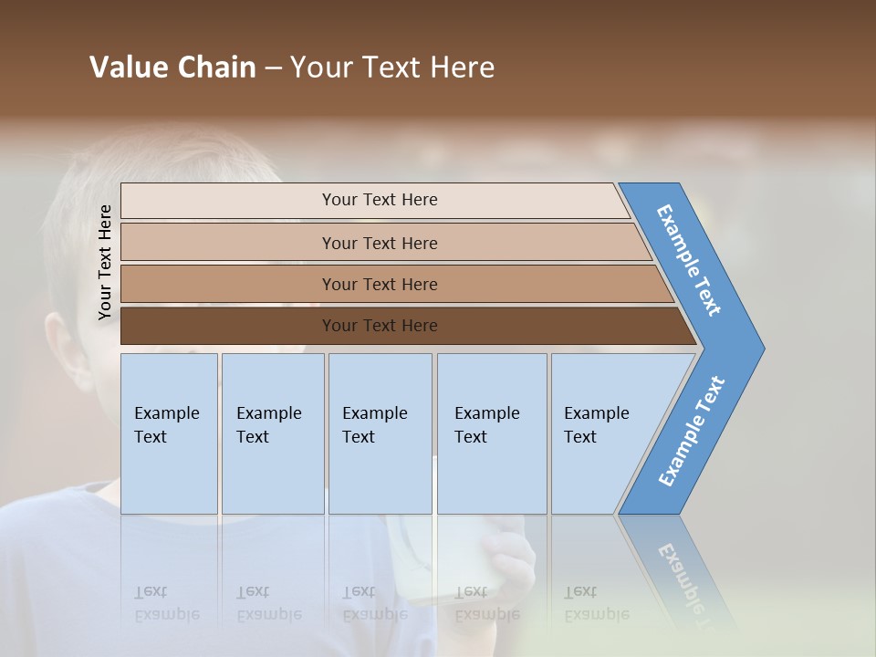 Child Kid Glass PowerPoint Template