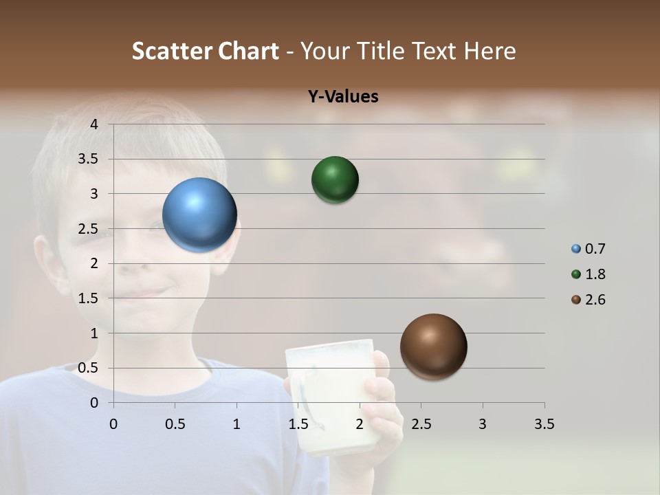Child Kid Glass PowerPoint Template