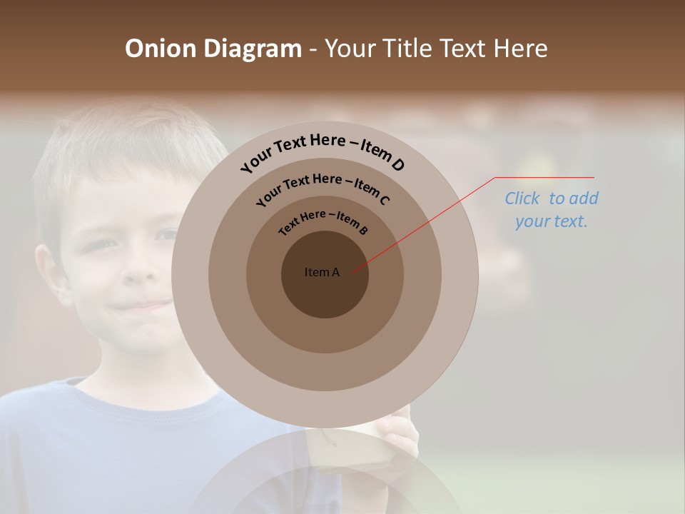 Child Kid Glass PowerPoint Template