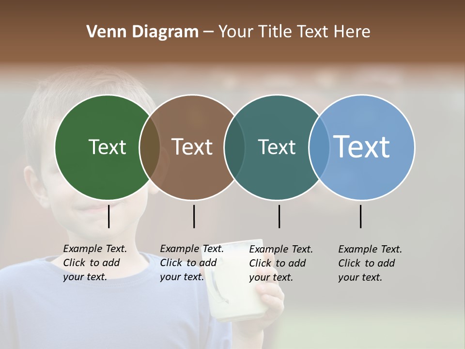 Child Kid Glass PowerPoint Template