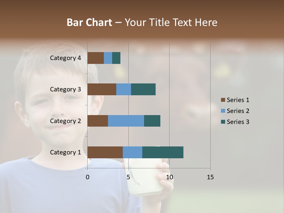 Child Kid Glass PowerPoint Template