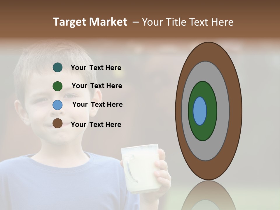 Child Kid Glass PowerPoint Template