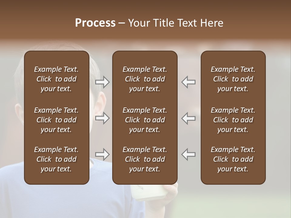 Child Kid Glass PowerPoint Template