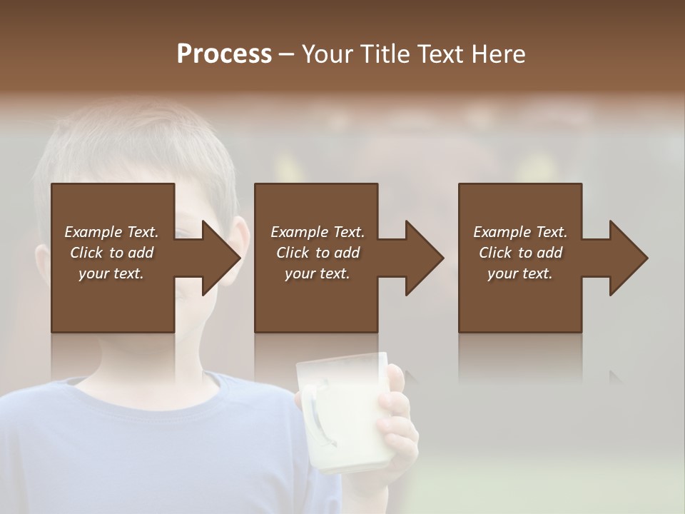 Child Kid Glass PowerPoint Template