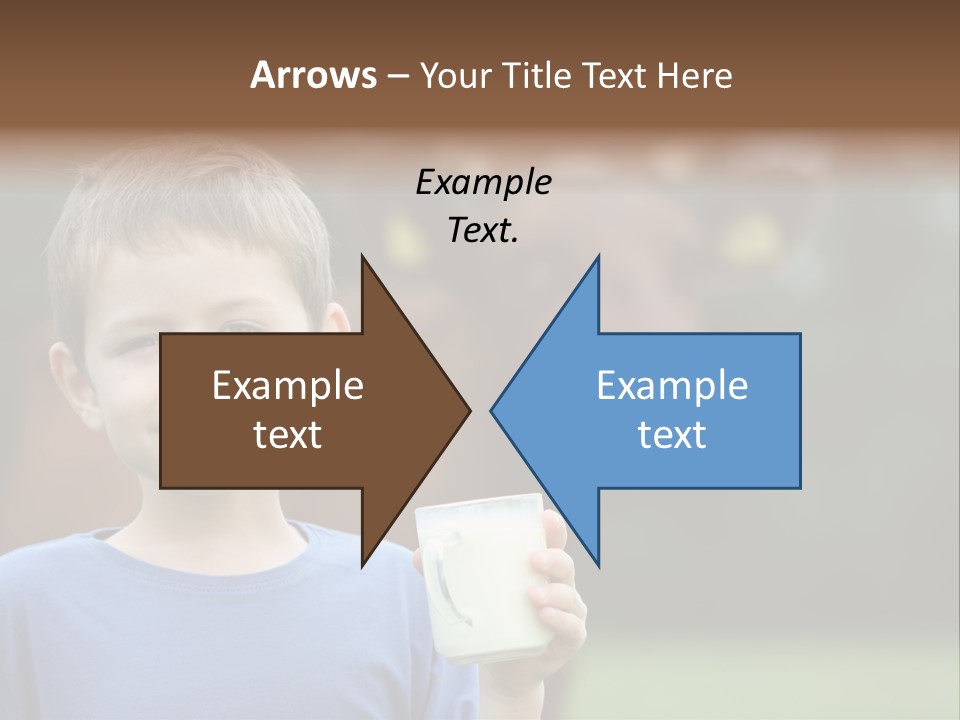 Child Kid Glass PowerPoint Template