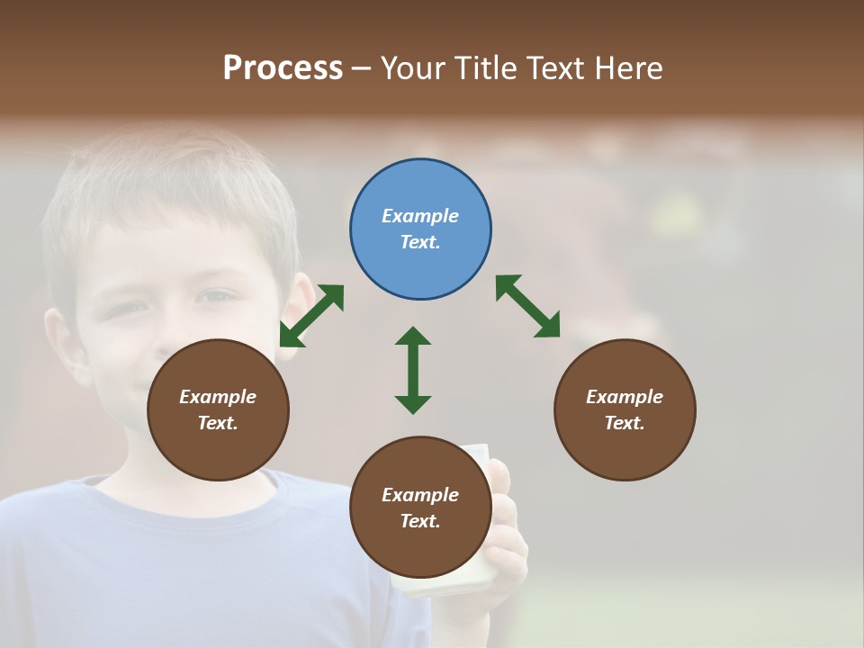 Child Kid Glass PowerPoint Template