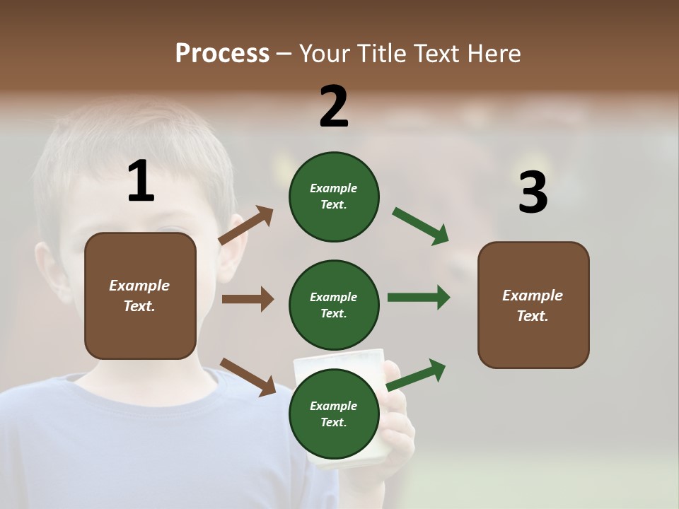 Child Kid Glass PowerPoint Template
