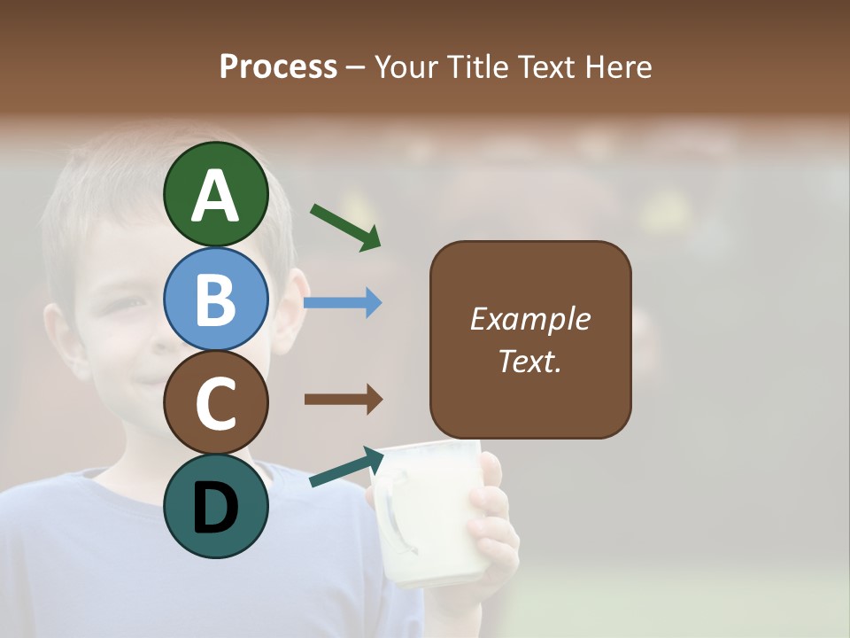 Child Kid Glass PowerPoint Template