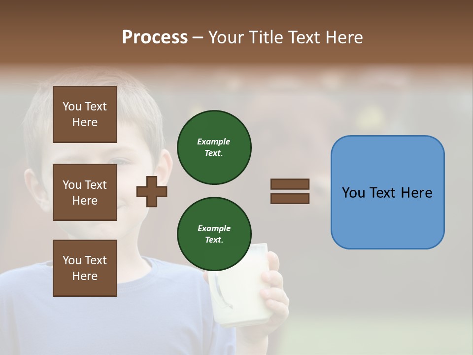 Child Kid Glass PowerPoint Template