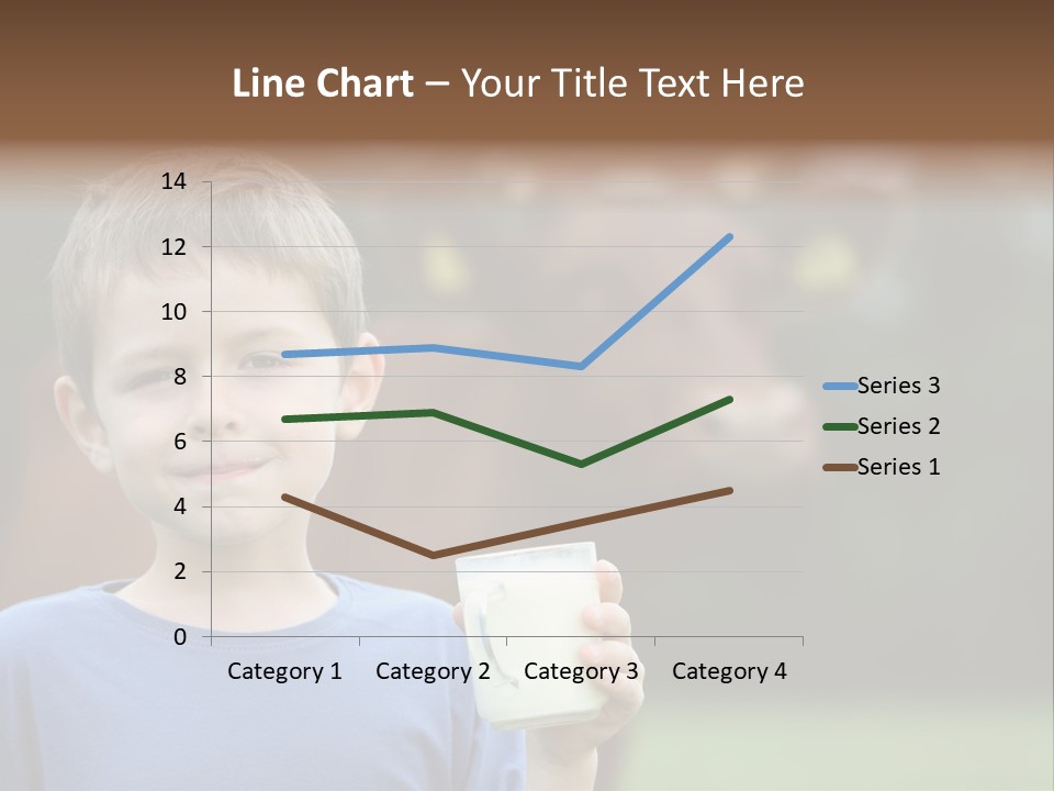 Child Kid Glass PowerPoint Template