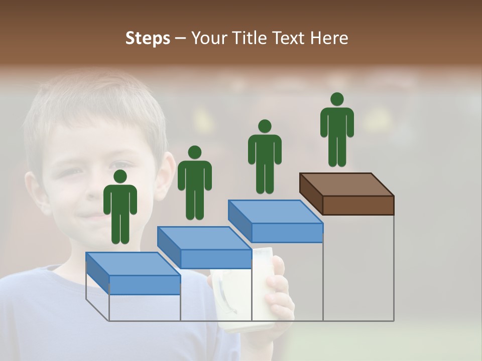 Child Kid Glass PowerPoint Template