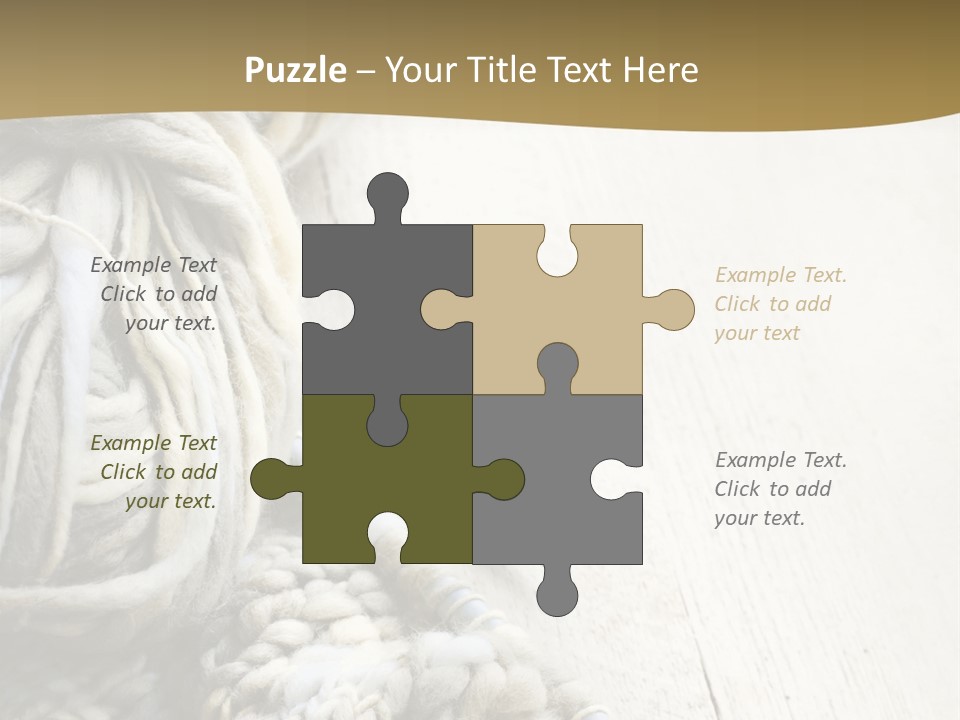 Blanket Comfort Fiber PowerPoint Template