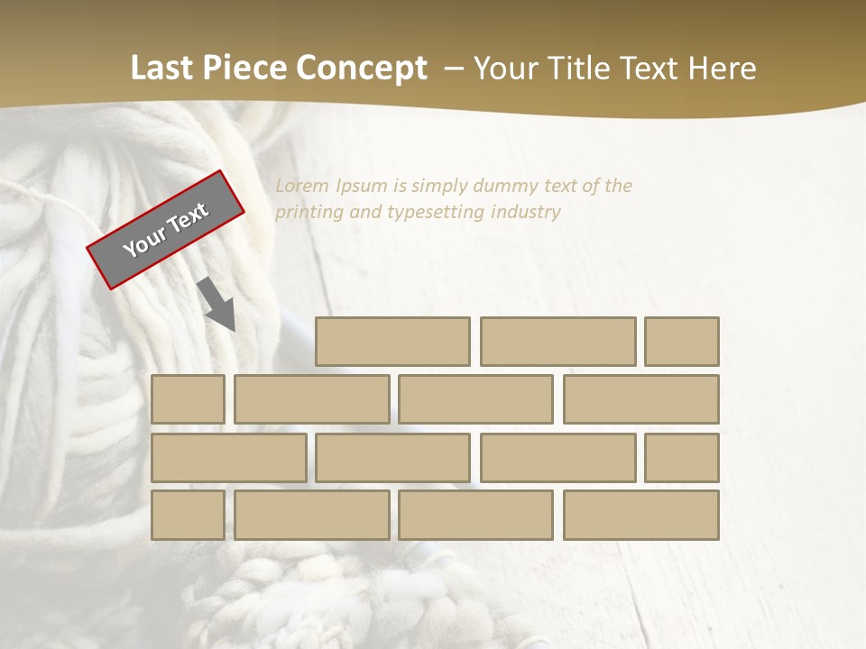 Blanket Comfort Fiber PowerPoint Template